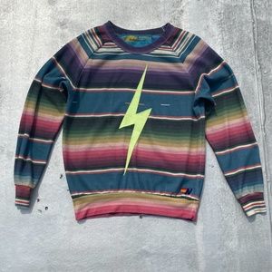 Unisex Aviator Nation Tulum Bolt Crew Sweatshirt